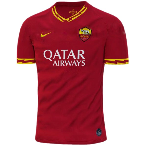 Camiseta AS Roma Replica Primera Ropa 2019/20 Rojo